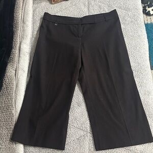 BCBGMaxAzria Dark Brown Wide-Leg Pants